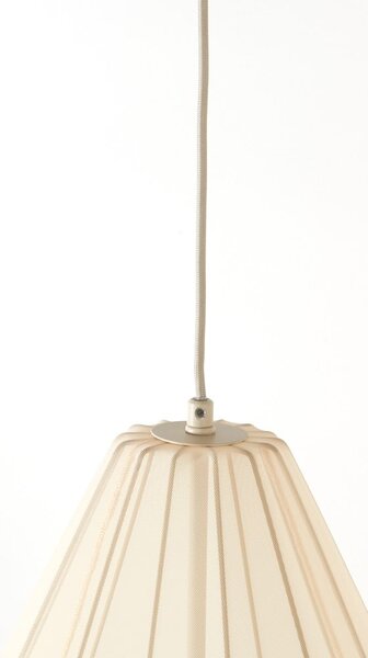 Bézs függőlámpa textil búrával ø 38 cm Itela – Light & Living