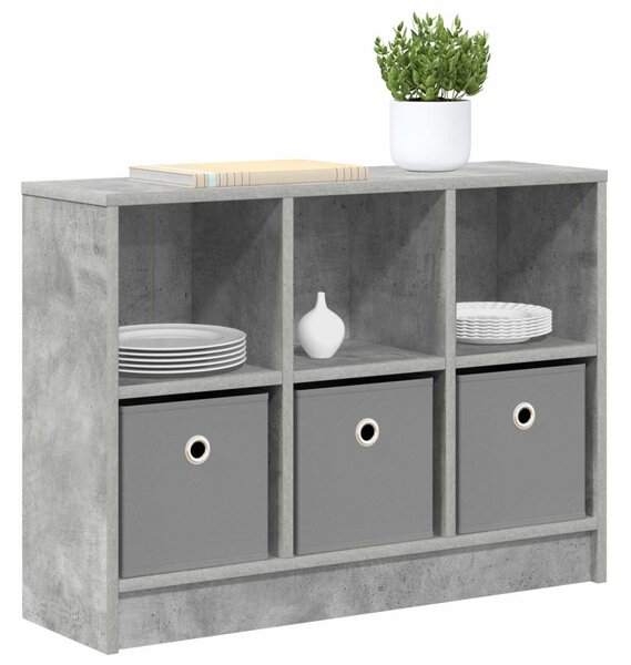 Széf fiókkal Beton Szürke 73,5 x 22,5 x 53,5 cm