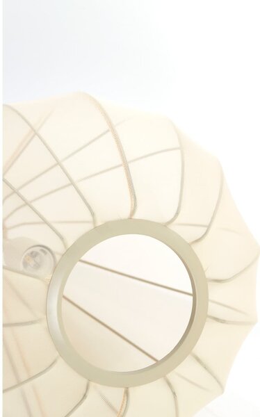 Bézs függőlámpa textil búrával ø 38 cm Itela – Light & Living