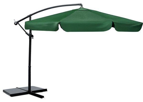 Parasol ogrodowy składany 6 segmentowy 350 cm z pokrowcem Plonos PL-880