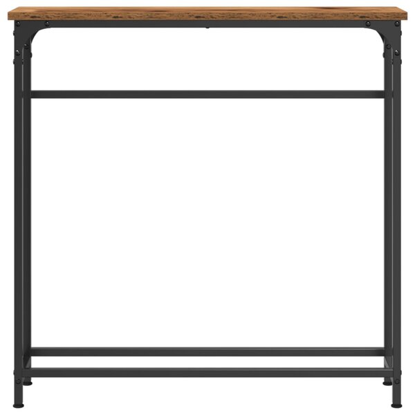 Konzolasztal Öreg fa 75 x 19,5 x 75 cm Szerelt Fa