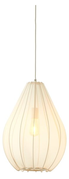Bézs függőlámpa textil búrával ø 38 cm Itela – Light & Living