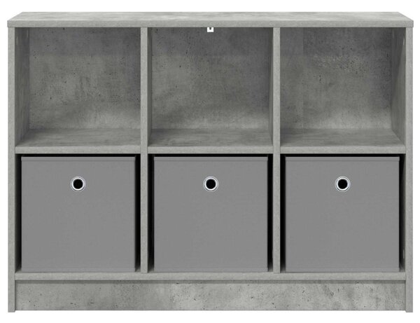 Széf fiókkal Beton Szürke 88,5 x 27,5 x 63,5 cm