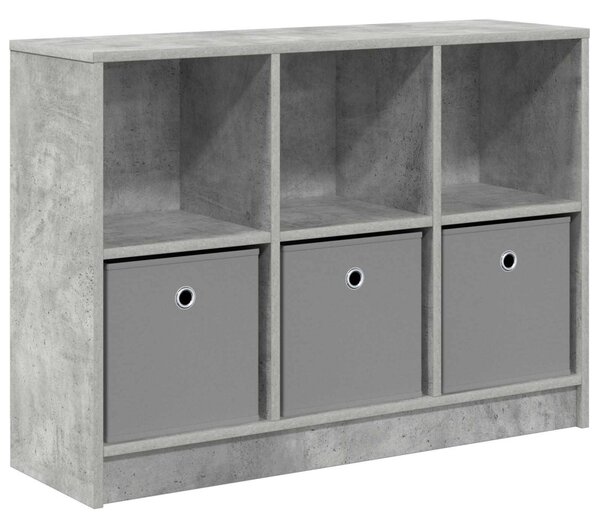 Széf fiókkal Beton Szürke 88,5 x 27,5 x 63,5 cm