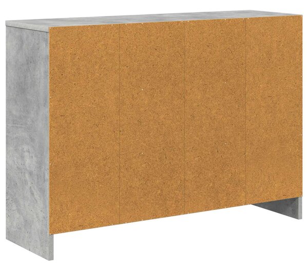 Széf fiókkal Beton Szürke 88,5 x 27,5 x 63,5 cm