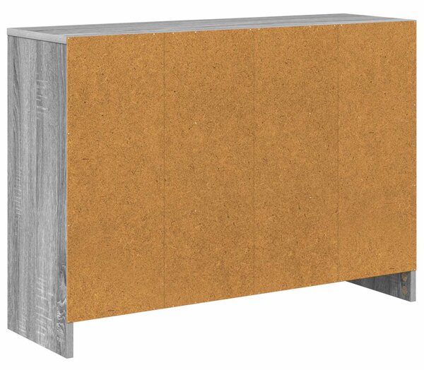 Széf fiókkal Szürke Sonoma 88,5 x 27,5 x 63,5 cm