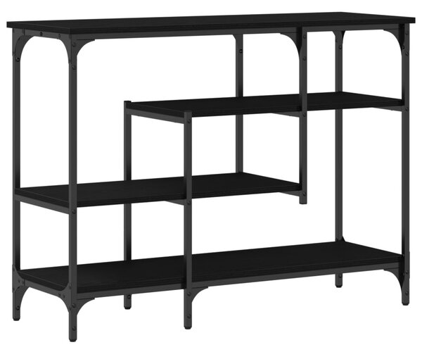 Konzolasztal Musta tammi 100 x 35 x 75 cm Műgyantás fa és fém