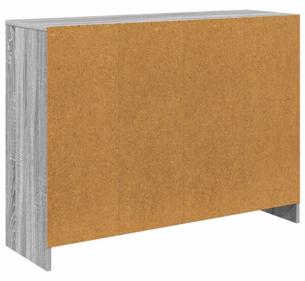 Széf fiókkal Szürke Sonoma 102 x 32 x 73,5 cm