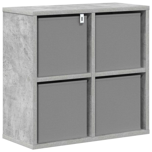 Széf fiókkal Beton Szürke 49,5 x 22 x 47 cm