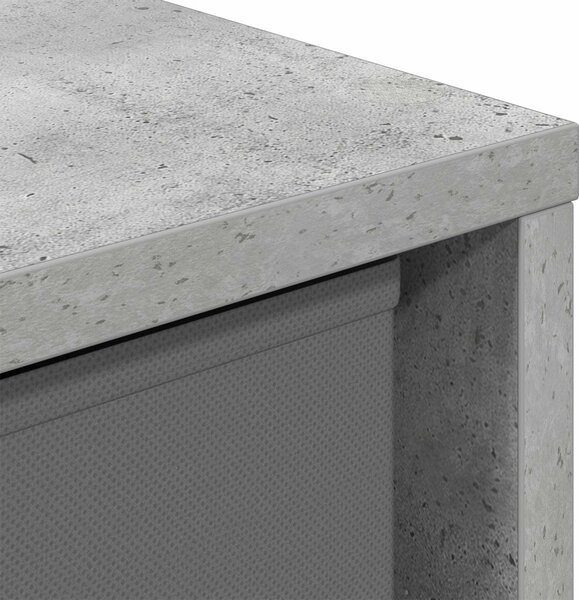 Széf fiókkal Beton Szürke 49,5 x 22 x 47 cm