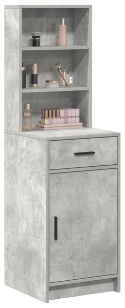 Magasfiú fiókkal Beton szürke 40 x 40,5 x 135 cm Faanyag