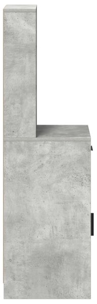 Magasfiú fiókkal Beton szürke 40 x 40,5 x 135 cm Faanyag