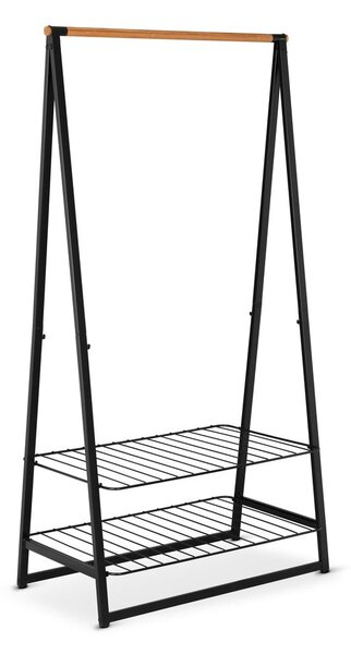 Fekete acél ruhatartó állvány Linn – Brabantia