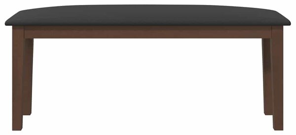 VidaXL barna tömörfa gumiból pad 110 cm