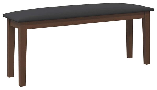 VidaXL barna tömörfa gumiból pad 110 cm
