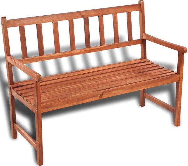 Tömör akácfa kerti pad 120 cm