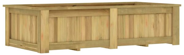 VidaXL impregnált fenyőfa magaságyás 196 x 100 x 50 cm