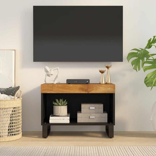 Tömör mangófa TV-szekrény 60 x 33 x 43,5 cm