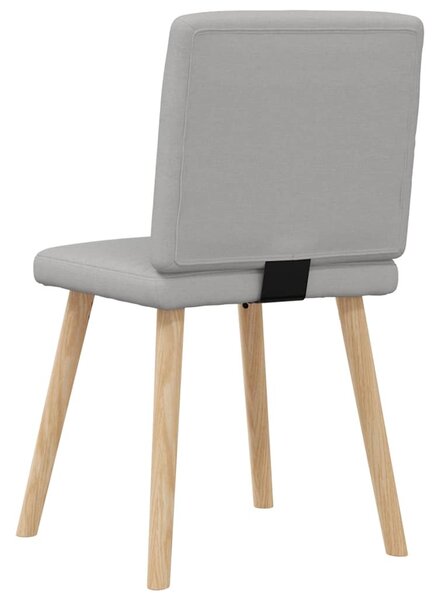 Étkezőszékek 6 db Felhőszürke szövet