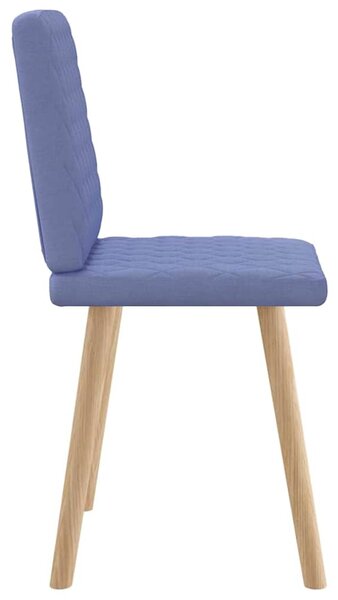 Étkezőszékek 2 db Jeans kék szövet