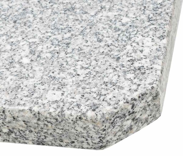 Négyszögletes szürke gránit napernyőtalp, 25 kg