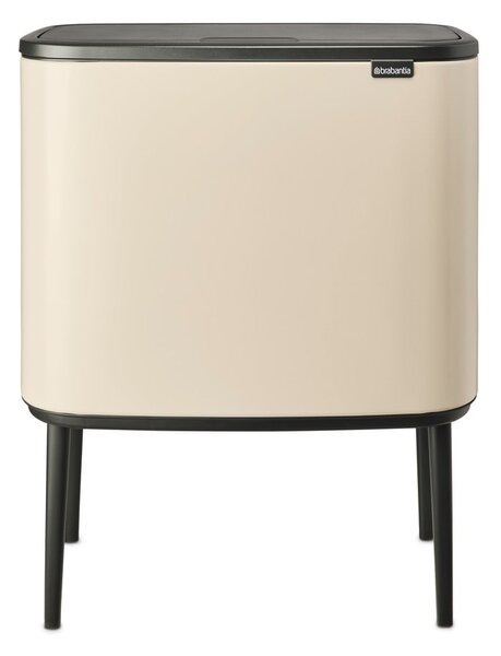 Bézs acél érintésre nyíló szelektív szemetes 33 l Bo Touch Bin – Brabantia