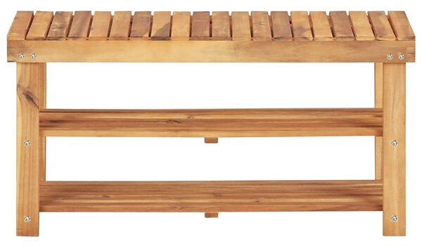 Tömör akácfa cipőtartó 90 x 32 x 46 cm