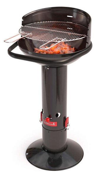 Barbecook BC-CHA-1007 Loewy 45 zománcozott faszenes grill, fekete, 43cm átmérő
