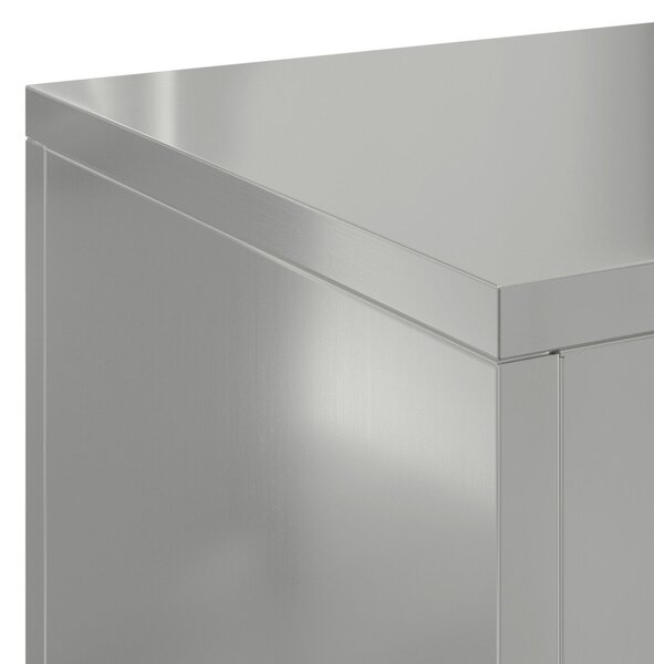 Kültéri növénytartók pillér 2 db 24x24x55 cm galvanizált acél