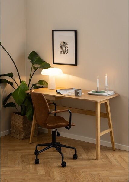 Íróasztal tölgyfa dekorral 60x120 cm Barnett – Actona