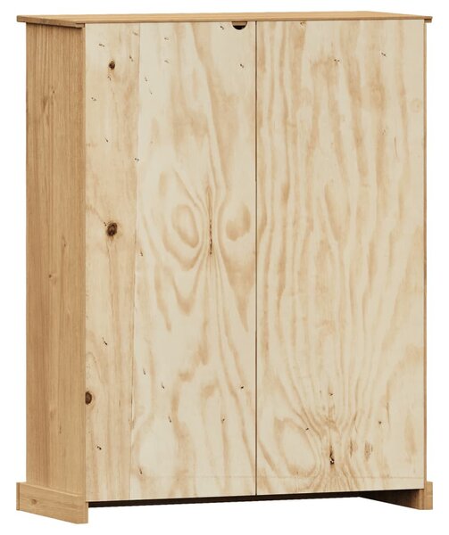 VIGO tömör fenyőfa könyvespolc 90x35x114,5 cm