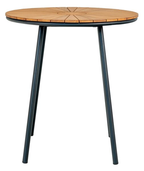 Teakfa kerek kerti étkezőasztal ø 70 cm Cleveland – House Nordic