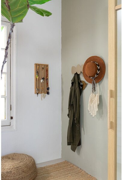 Bézs fém fali fogas 58 cm Tumulo – Spinder Design