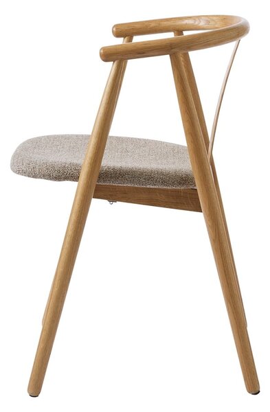 Bézs-natúr színű étkezőszék Relate – Unique Furniture