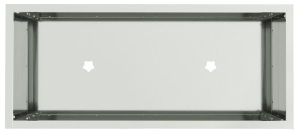 Magas Kerti Ágyás 60x26x45 cm Horganyzott Acél
