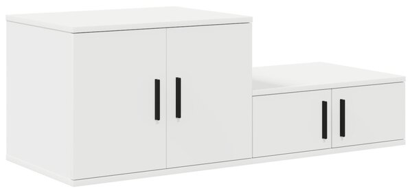 Tárolószekrény 2 db Fehér 108 x 41 x 40 cm Szerelt Fa