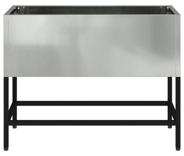 Magas Kerti Ágyás 60x26x45 cm Horganyzott Acél