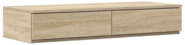 Ágyfiókok fiókkal Sonoma tölgy 75 x 36,5 x 16,5 cm Faanyag
