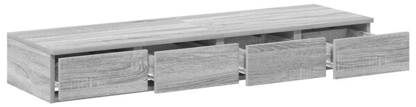 Ágyfiókok Szürke Sonoma 120 x 36,5 x 16,5 cm Szerelt Fa