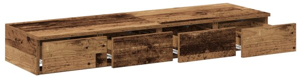 Ágyfiókok Öreg fa 120 x 36,5 x 16,5 cm Szerelt Fa