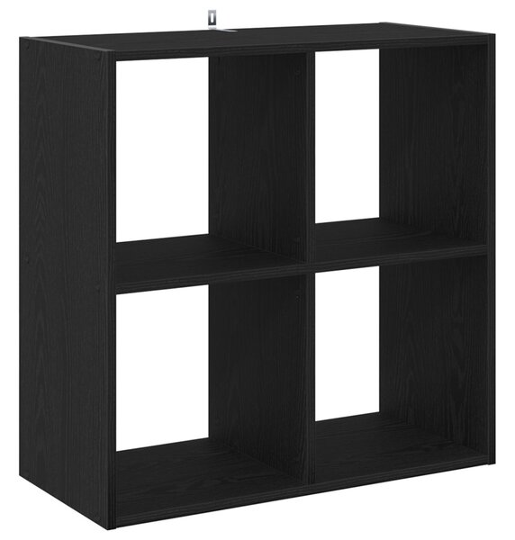 Könyvespolc Fekete Tölgy 68,5x32x68,5 cm Mérnöki Fa