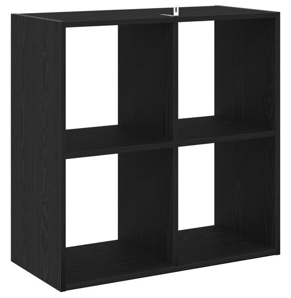 Könyvespolc Fekete Tölgy 68,5x32x68,5 cm Mérnöki Fa