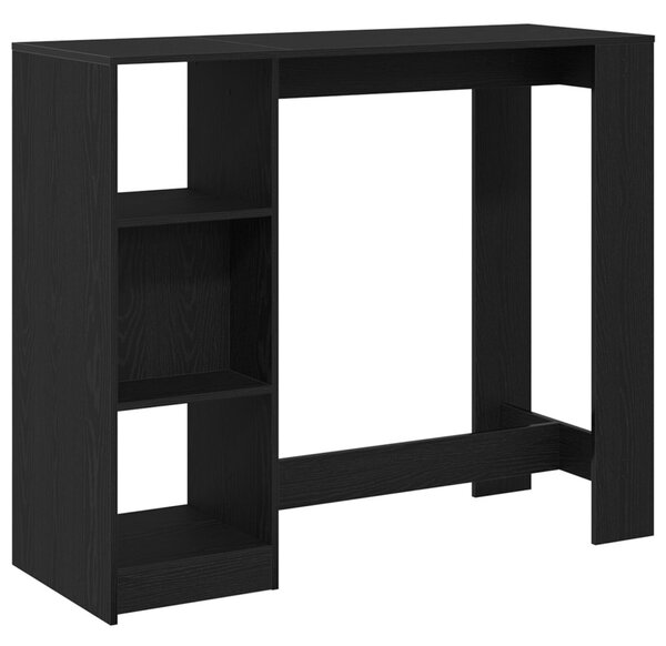 Bárasztal 124 x 46 x 103.5 cm Szerelt Fa Fekete tölgy