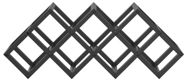 9 Palackos Borállvány 63x16,5x25 cm Porbevonatos Acél