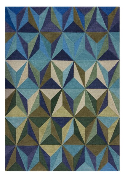 Kék gyapjú szőnyeg 120x170 cm Reverie – Flair Rugs