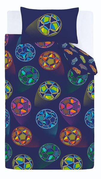 Egyszemélyes gyerek ágyneműhuzat 135x200 cm Bright Football – Catherine Lansfield