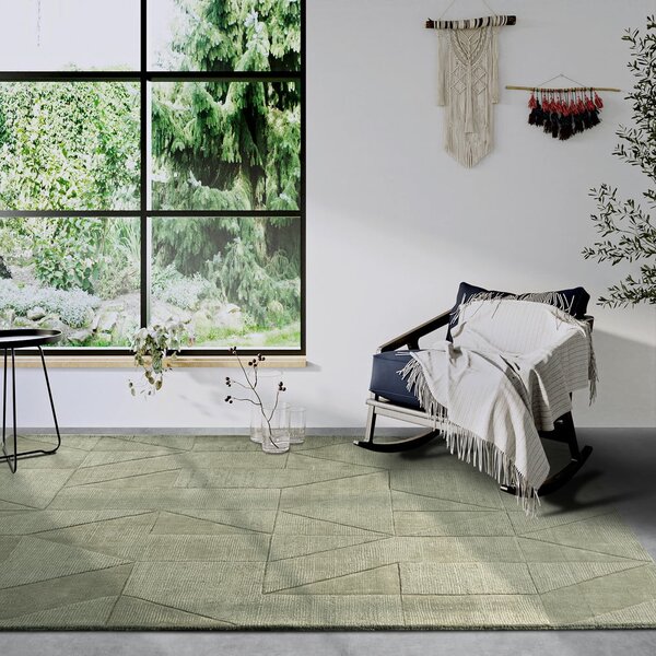 Zöld kézi szövésű gyapjú szőnyeg 160x230 cm Ursule – Villeroy&Boch