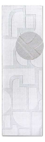 Krémszínű kézi szövésű gyapjú futószőnyeg 80x250 cm Alexis – Villeroy&Boch