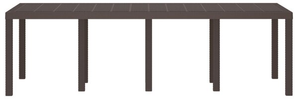 Kerti Asztal Barna 250 x 100 x 73 cm polirattan
