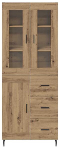 Magasfiú 2 pcs Artisan tölgy 69,5 x 34 x 180 cm Faanyag